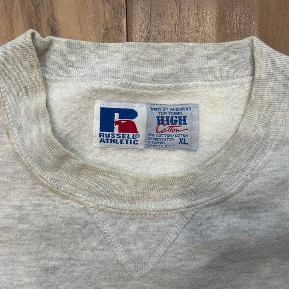 Alpha Kappa Lambda Sweatshirt with Sewn-On Greek Letters - Picture 4 of 11